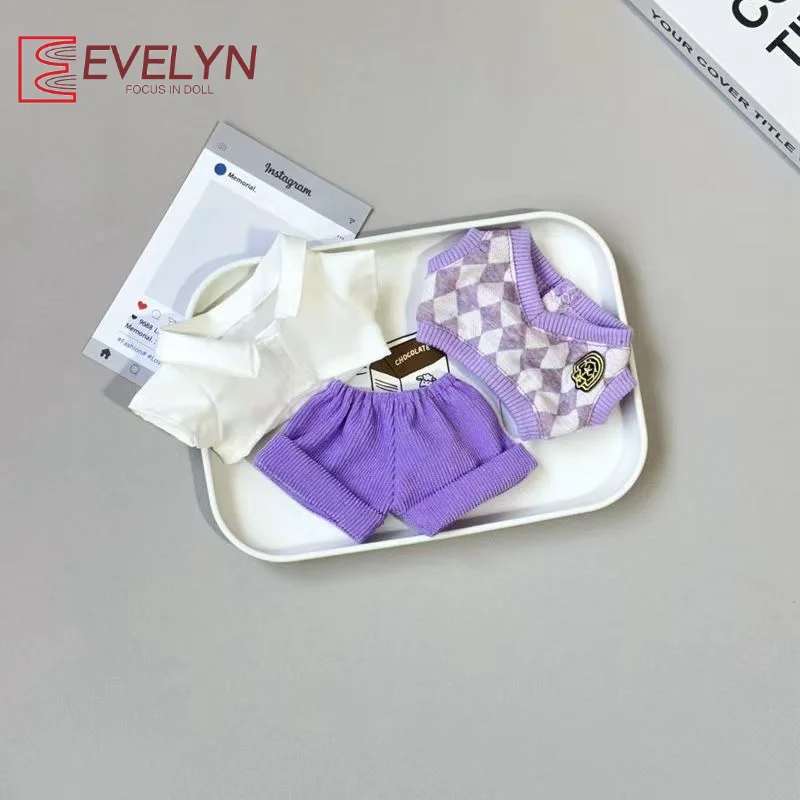 Evelyn Love and Deepspace Новая кукольная одежда 2025 года, модный вязаный жилет, наряд 20 см, кукла-переодевание, игра Qi Yu, одежда в подарок (art.: 3920d2dd76707) - 3920d2dd76707