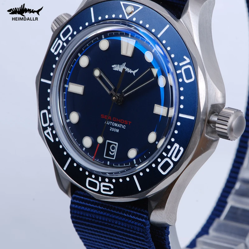 HEIMDALLR Tитановые часы Master NTTD NH35 Мужские для дайвинга