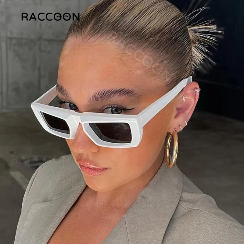 

Small Frame Cyber Y2K Sunglasses Women Fashion Trend Steampunk Shades Men Vintage Luxury Brand Design Rectangle Punk Sun Glasses