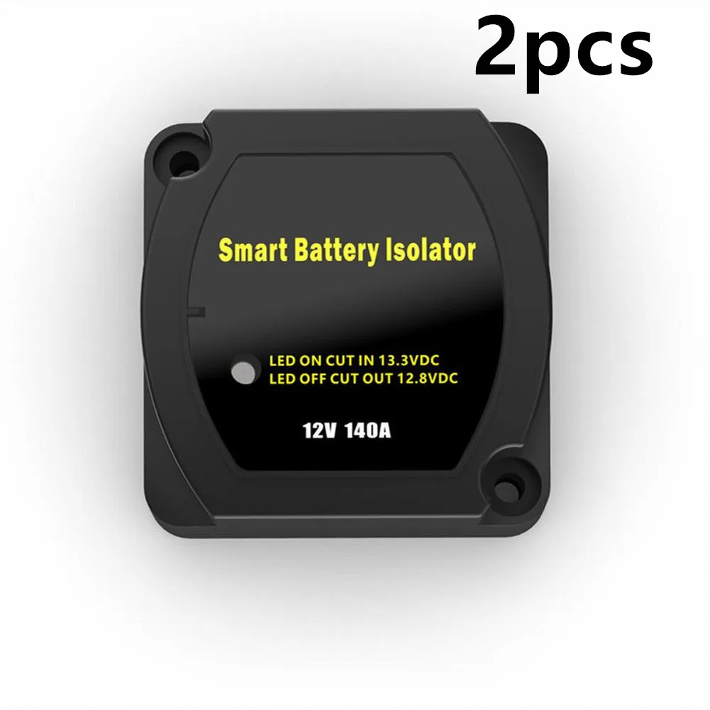 

2Pcs 12V/140A Dual Battery Isolator Car Voltage Sensitive Relay Voltage Sensitive Relay Automatic Charging Relay For Car Yacht