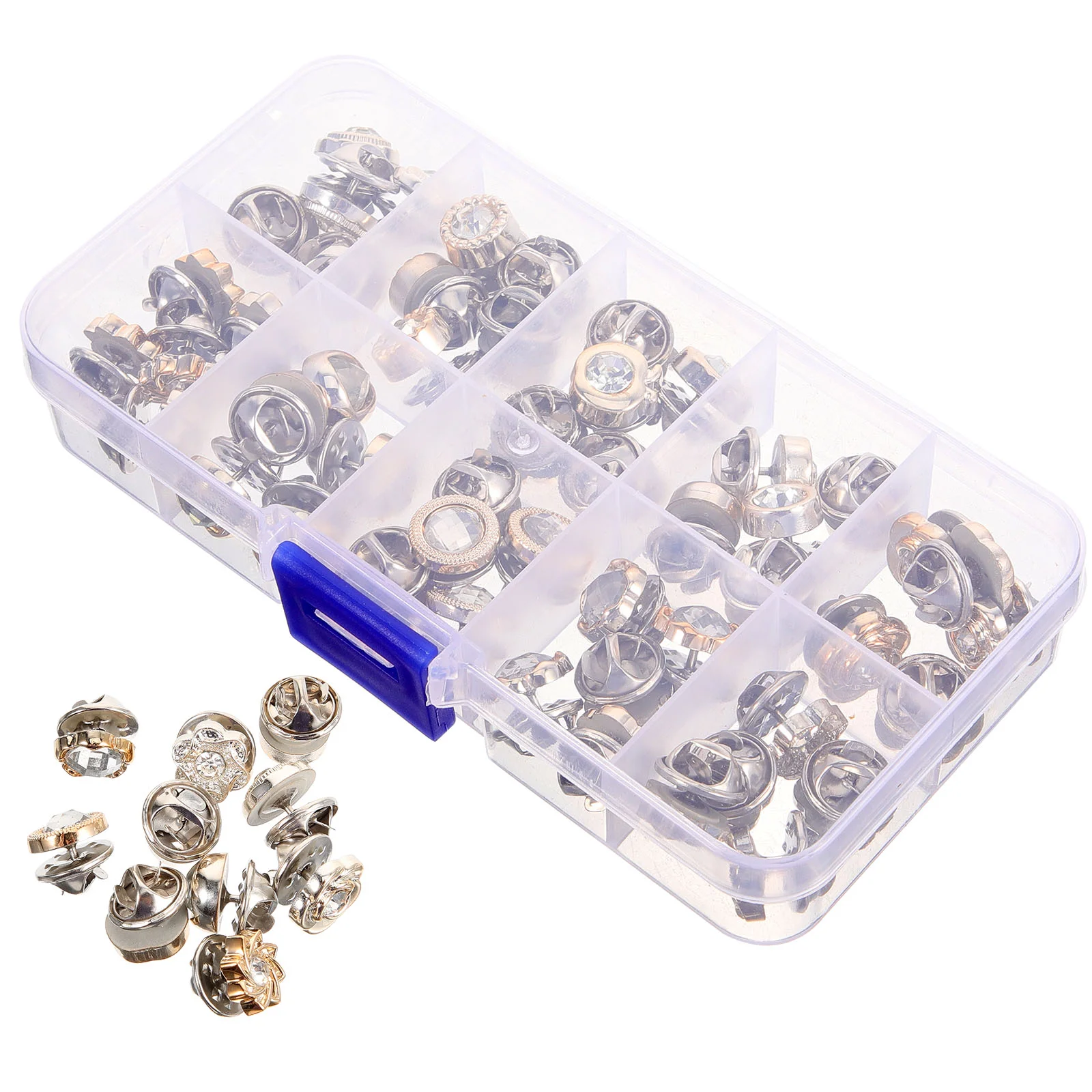 

Brooch Button Pins No Sew Button Pins Invisible Buttons Prevent Accidental Exposure