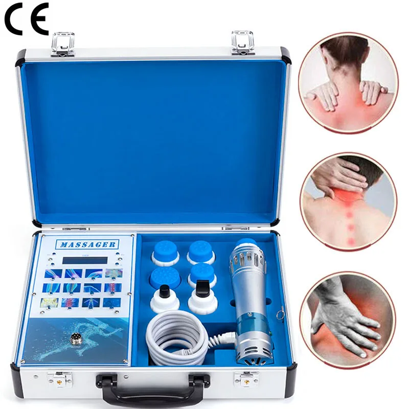 

Portable Physiotherapy equipment ED Electromagnetic Extracorporeal Shockwave Therapy Machine Pain Relief Body Relaxing massage