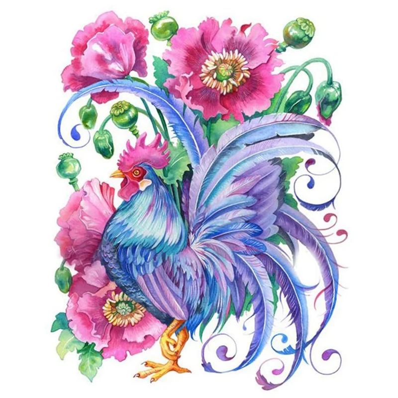 Наборы для рисования алмазами творчества с домашнего декора стен цветок петуха |