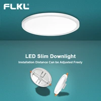 led panel light round ultra thin led downlight ac220v 6w 8w 15w 20w led ceiling recessed light for indoor bathroom illuminate
