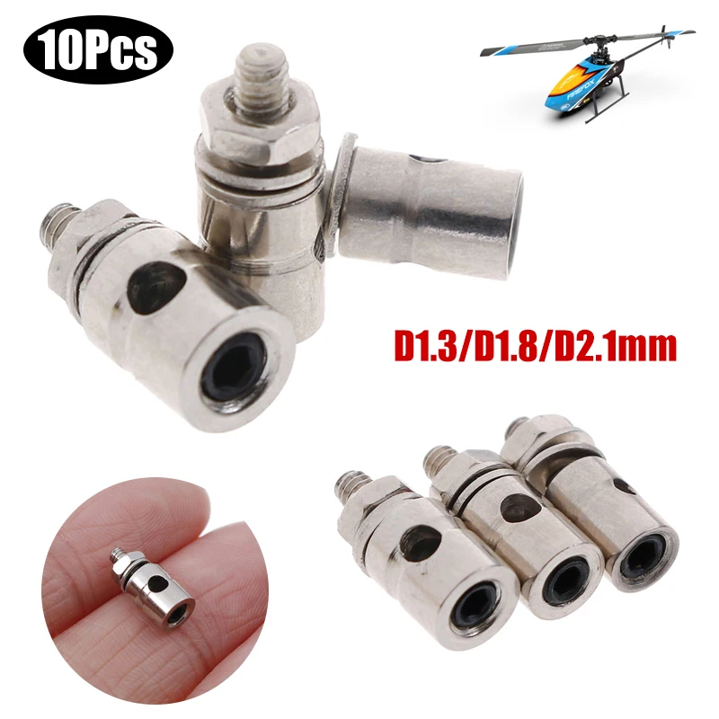 

10Pcs 2.1mm/1.8mm/1.5mm/1.1mm RC Airplane Boat Pushrod Linkage Stopper Servo Connectors Adjustable Diameter Helicopter Rc Boat