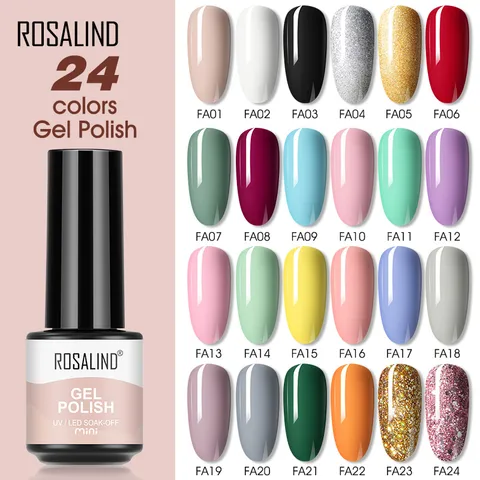 ROSALIND Мини-гель-лак 5 мл