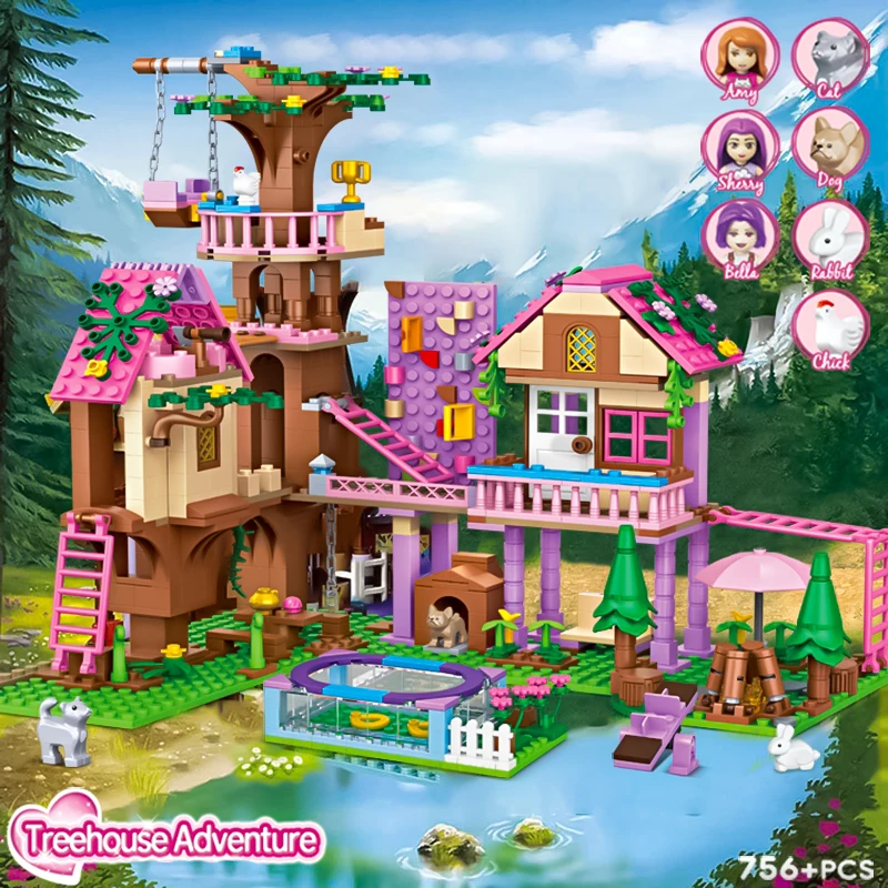 Виндзорский замок принцессы строительные блоки серия для девочек собранная