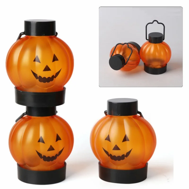 

6 шт. мигающие светодиодные беспламенные Чайные свечи в виде тыквы для Хэллоуина, Рождества, благодарения и тематических вечеринок