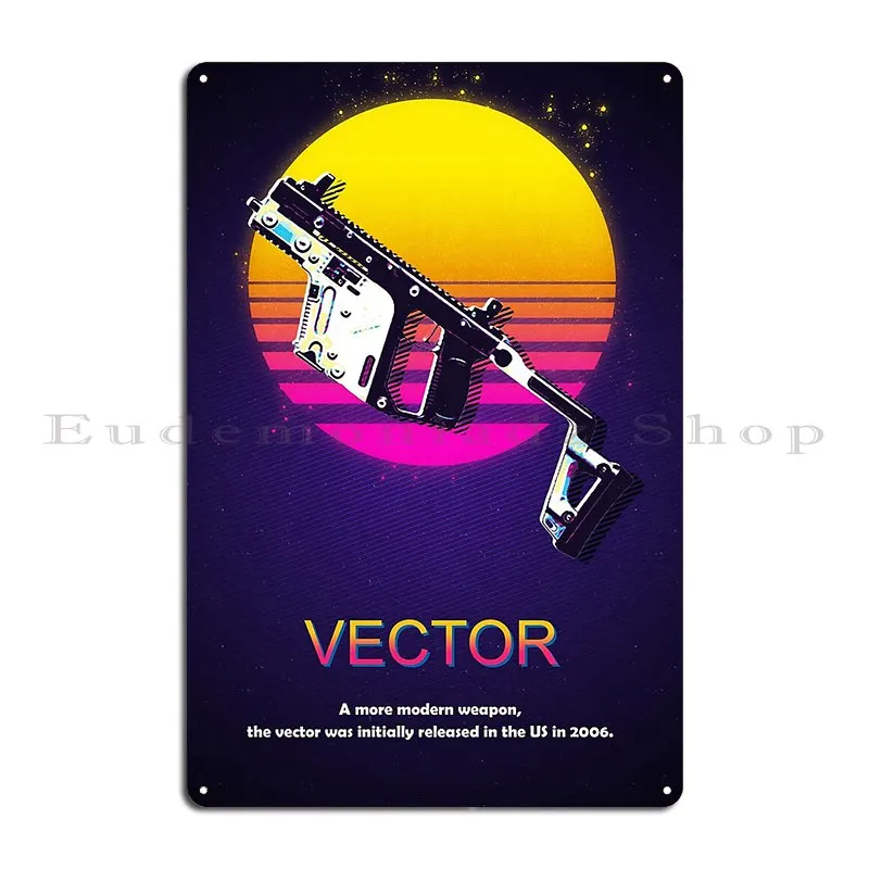 Векторное оружие Xezyy металлический плакат Настенная пещера роспись дизайнерская