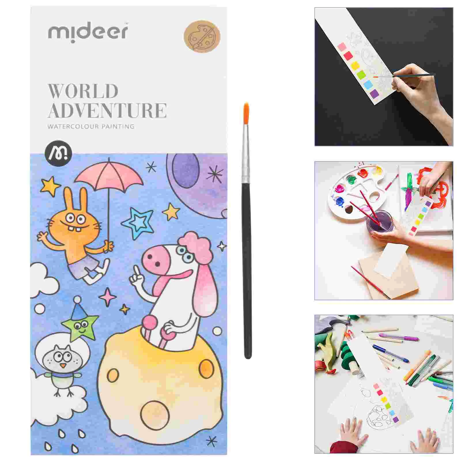 

1 Set Children For Kids Pocket Watercolor Painting Book Drawing Graffiti Book Coloring Book for Toddler Home