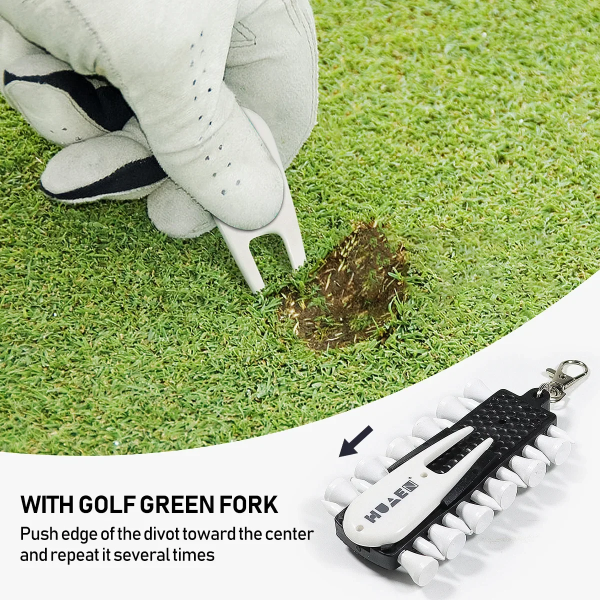 Держатель Рубашки Для Гольфа OTAUTAU С 12 Зелеными Крючками И Портативным