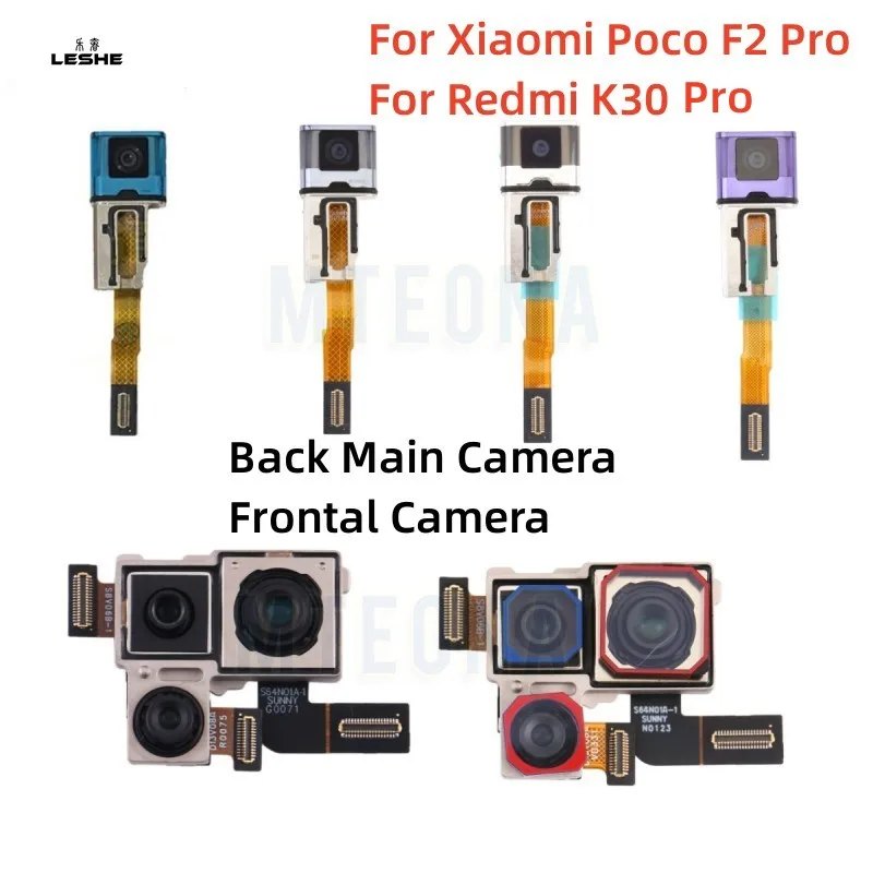 

Оригинальная фронтальная и задняя камера для Xiaomi Mi Poco F2 Pro Poco Redmi K30 Pro, основная фронтальная камера для селфи, модульные детали