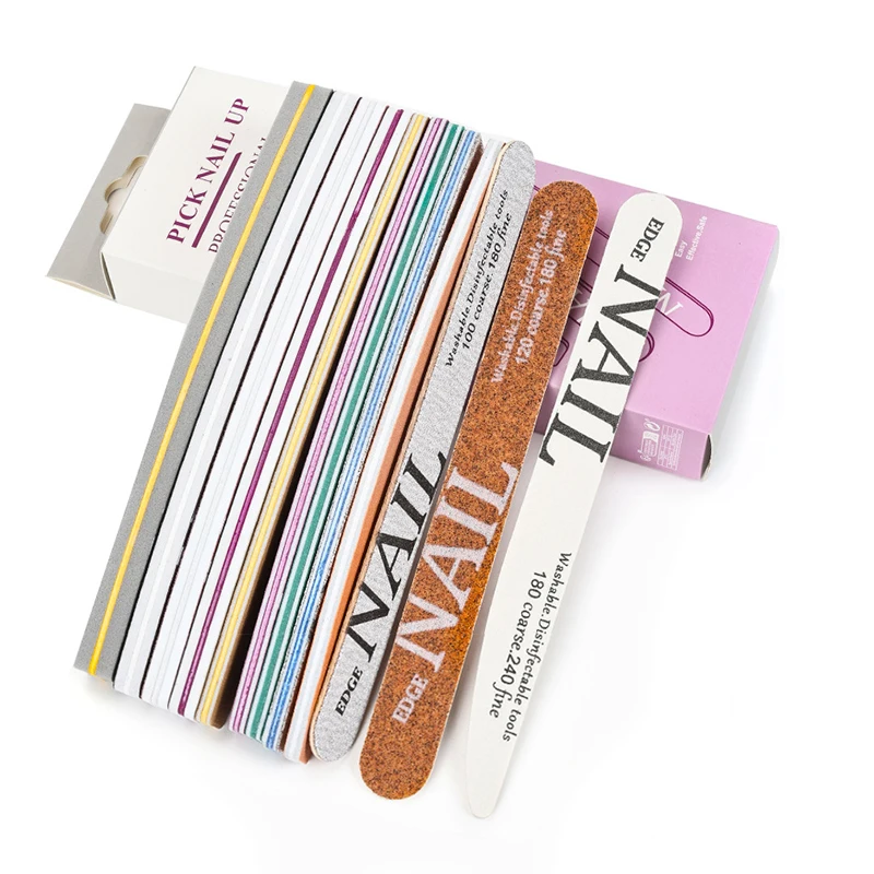 

12 шт./набор, двусторонние пилки для маникюра и педикюра