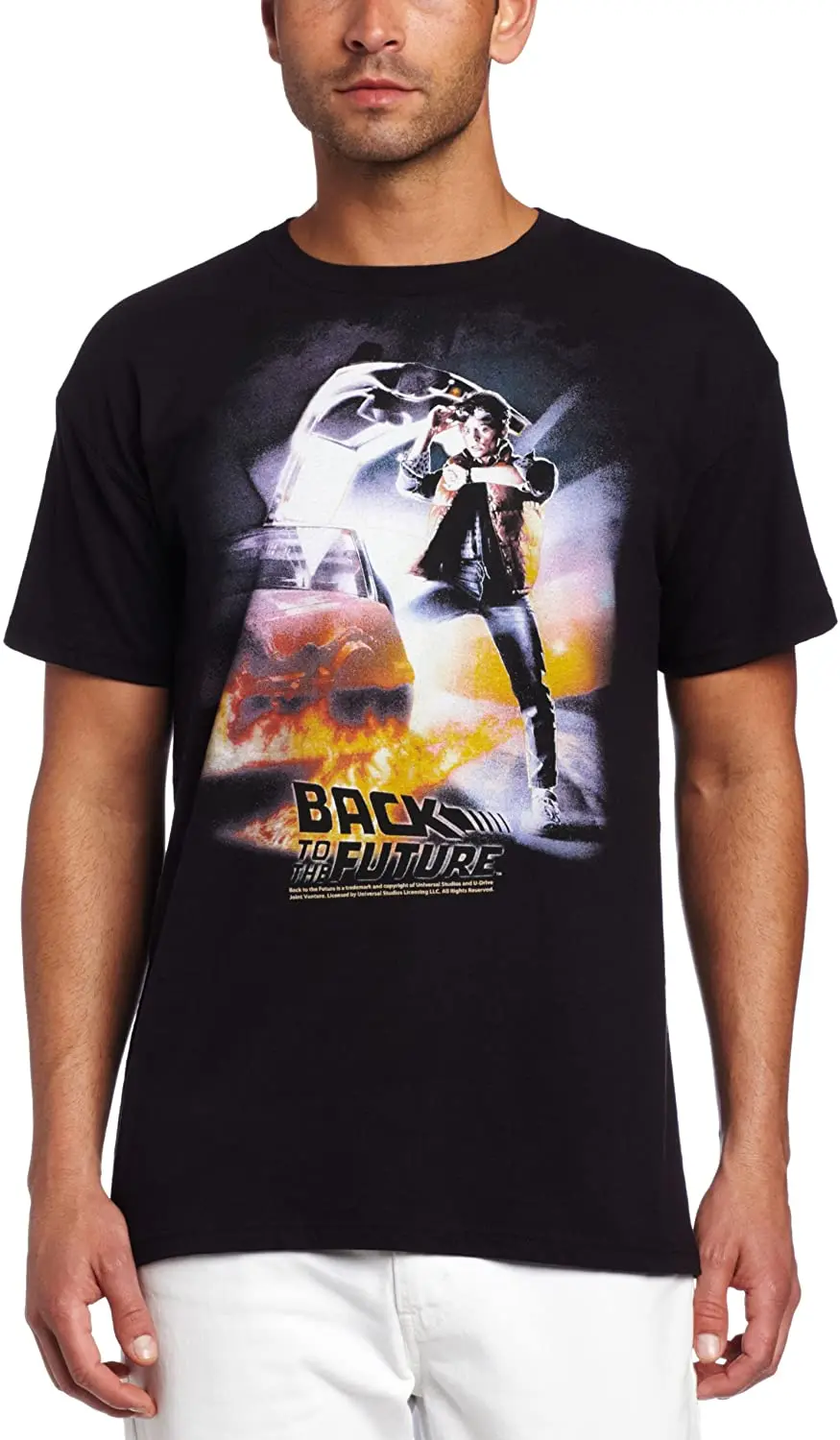 

American Classics Science Fiction Film Back To The Future Men's T-Shirt. Summer Cotton Short Sleeve O-Neck Unisex T Shirt New