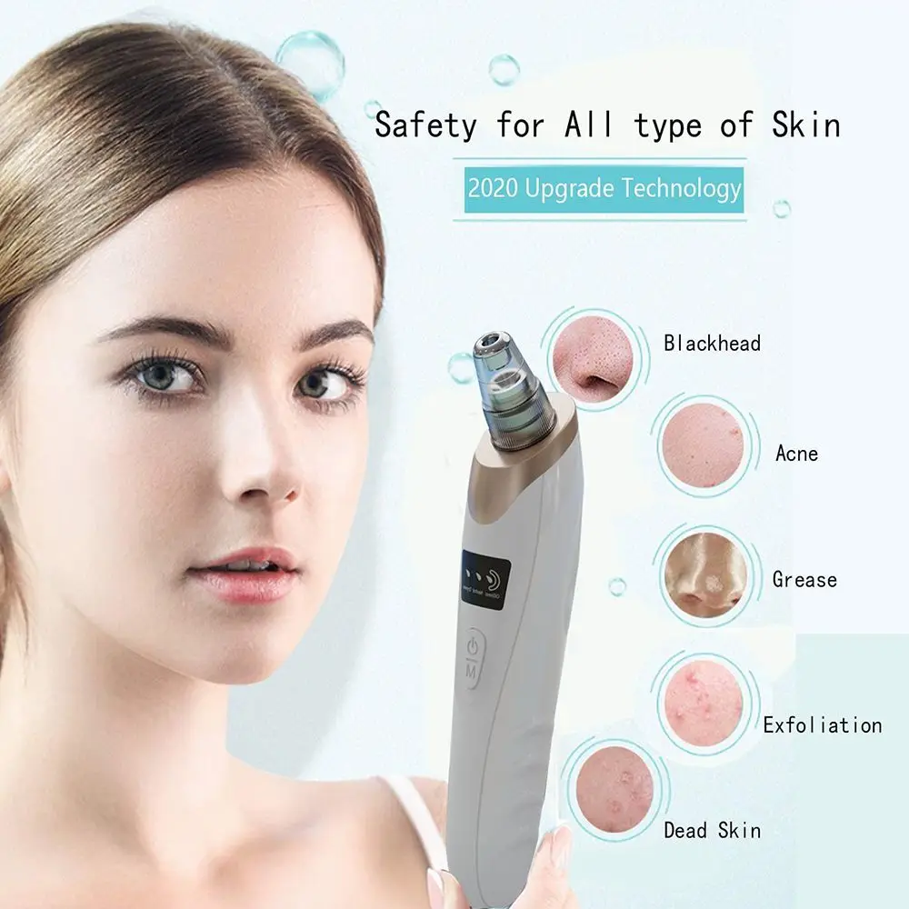 

Новинка Вакуумные электрические поры, акне очиститель для удаления черных точек, устройство для удаления черных точек на коже и лице