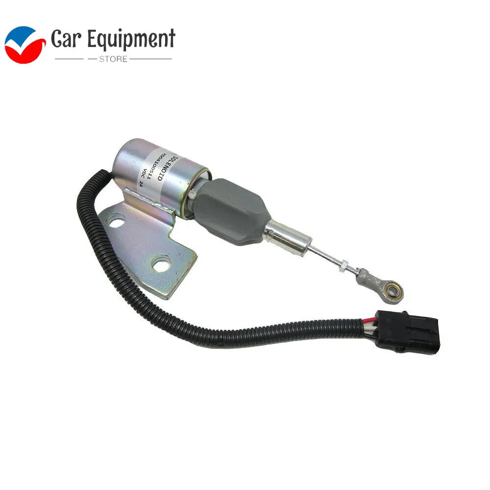Соленоид отключения подачи топлива 24 В SA-4941-24 для двигателя Hyundai R130 Cummins 4BT 3991168 3964628