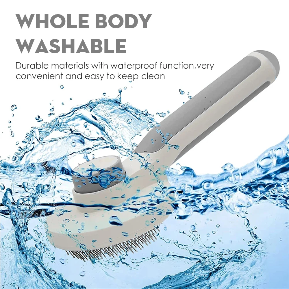 Расческа для кошек и собак Pet Cat Brush Dog Comb Hair Removes Self Cleaning Slicker For Cats Dogs Tangled Beauty Products on.