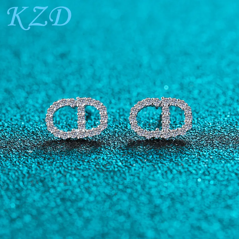 

Модные Простые Ювелирные изделия KZD из серебра 925 пробы, роскошные женские ювелирные изделия, серьги для девушки