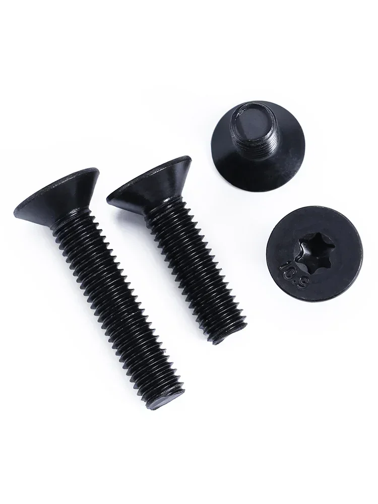 GB2673 Черный шестилопастной болт из углеродистой стали класса 10 9 винт с потайной
