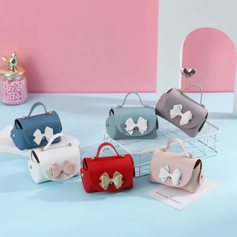 

12pcs/lot European Candy Packaging Boxes Portable Leather Gift Bag for Wedding Invitation Birthday Party Decoration Suplier