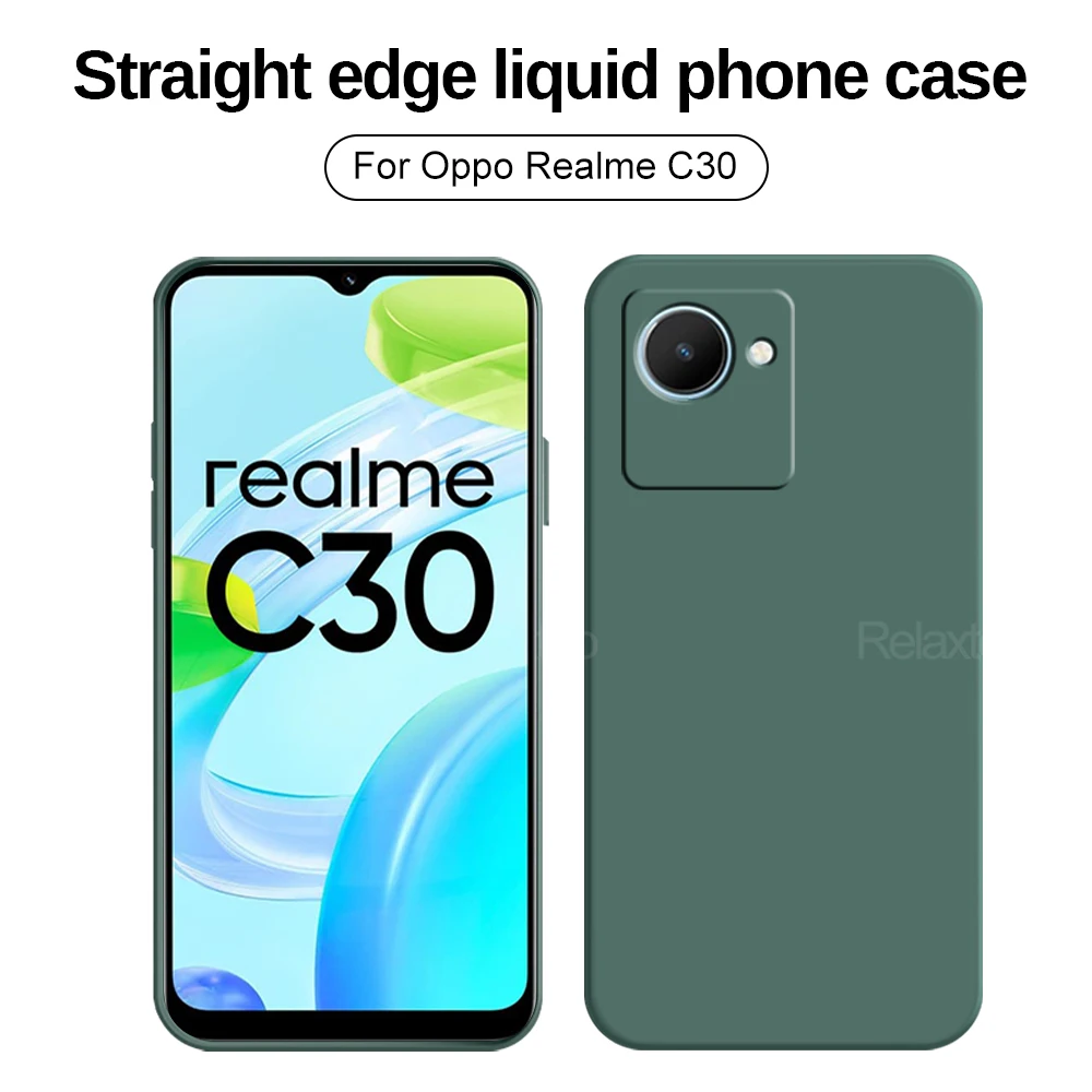 Противоударный силиконовый чехол для Oppo Realme C30 c11 c20 2021
