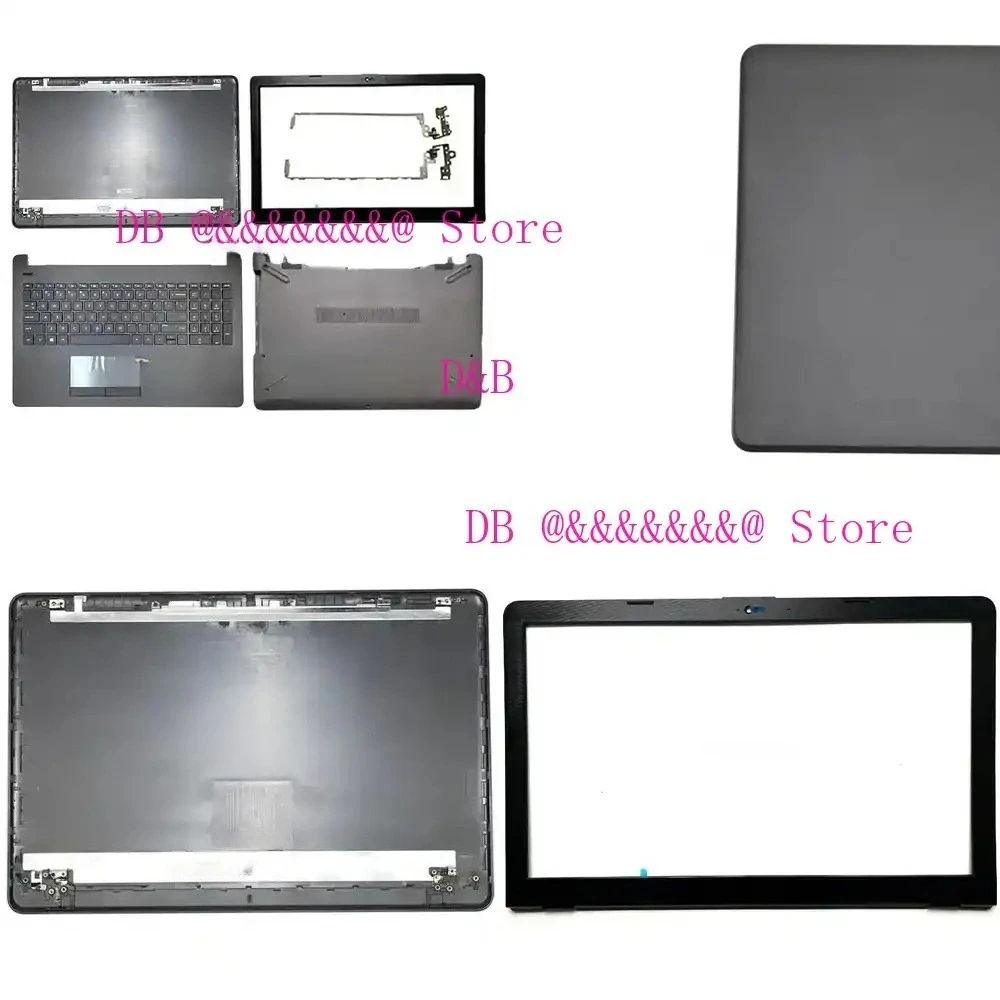 Фото Чехол для ноутбука FOR 15-BS 15-BW 15-RA 15-RB 250 255 G6 TPN-C129, серый – включает заднюю крышку ЖК-дисплея, переднюю рамку, подставку для рук, нижнюю часть корпуса. №1