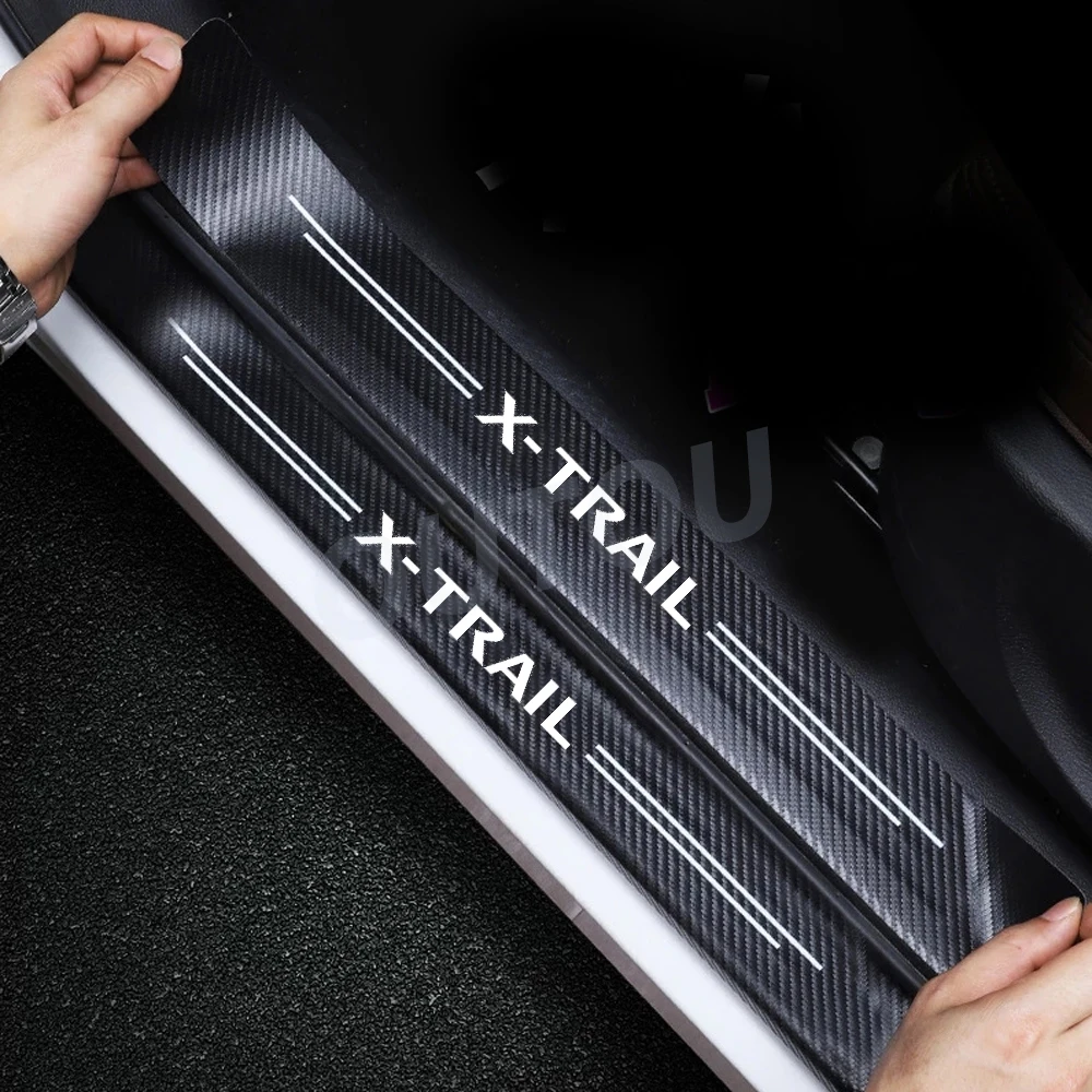 

Наклейки из углеродного волокна для Nissan X-trail T32 T33 2015 2016 2017 2018 2019 2020 2021 2022 Накладки на пороги автомобиля Аксессуары
