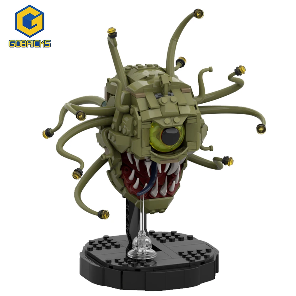 

Gobricks DIY Ideas Game Character Monster Dungeonsed and Dragons Beholder Terror MOC Set Building Blocks Toys For Children Gift