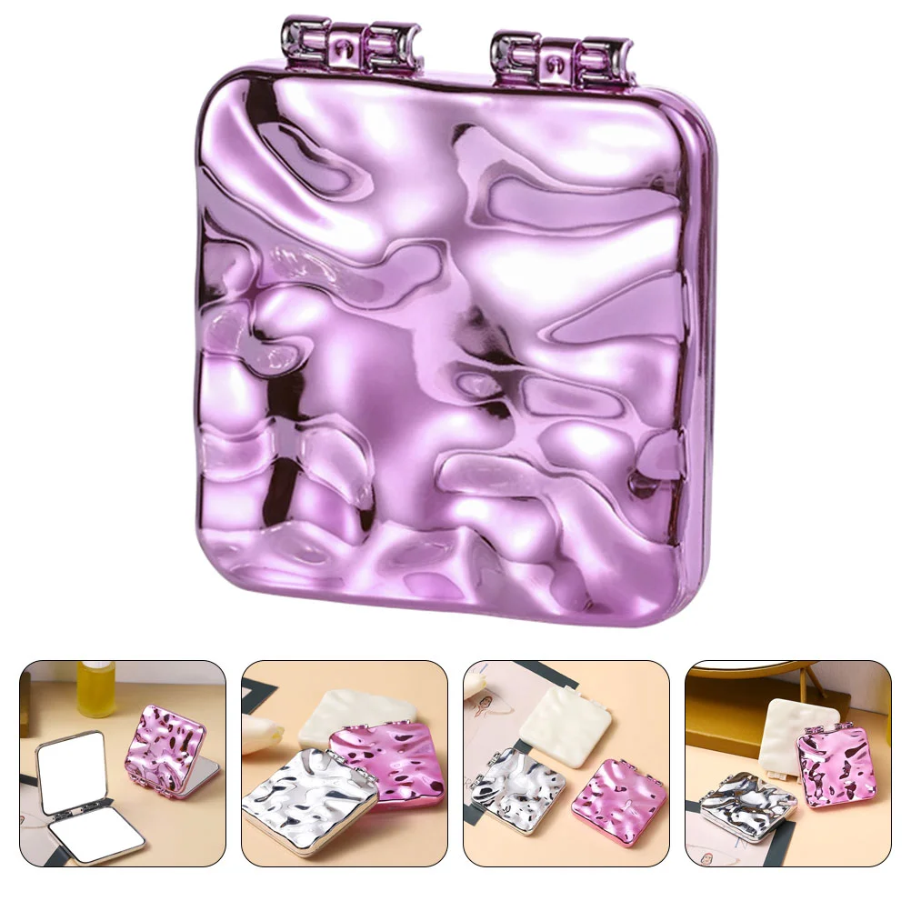 

Mirror Makeup Travel Pocket Mirrors Portable Mini Compact Size Outdoor Girls Purse Foldable Folding Hand Women Accessories