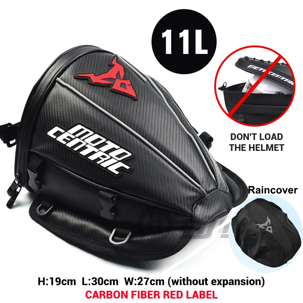 

Водонепроницаемая Мотоциклетная Хвостовая Сумка, Светоотражающая Седельная Сумка Большой Емкости, Унисекс