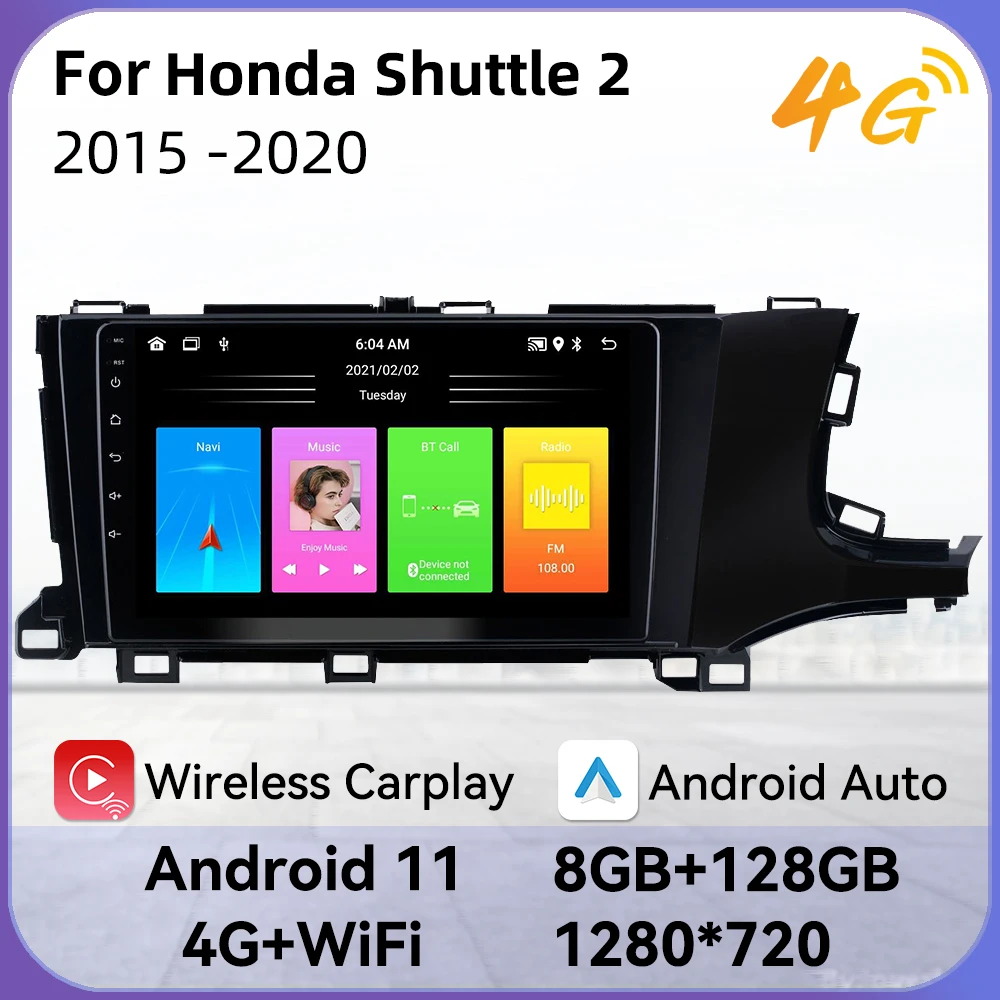 

2 Din Android Radio for Honda Shuttle 2 2015-2020 Right Hand Car Stereo Multimedia Video Player Navigation GPS FM WIFI Head Unit