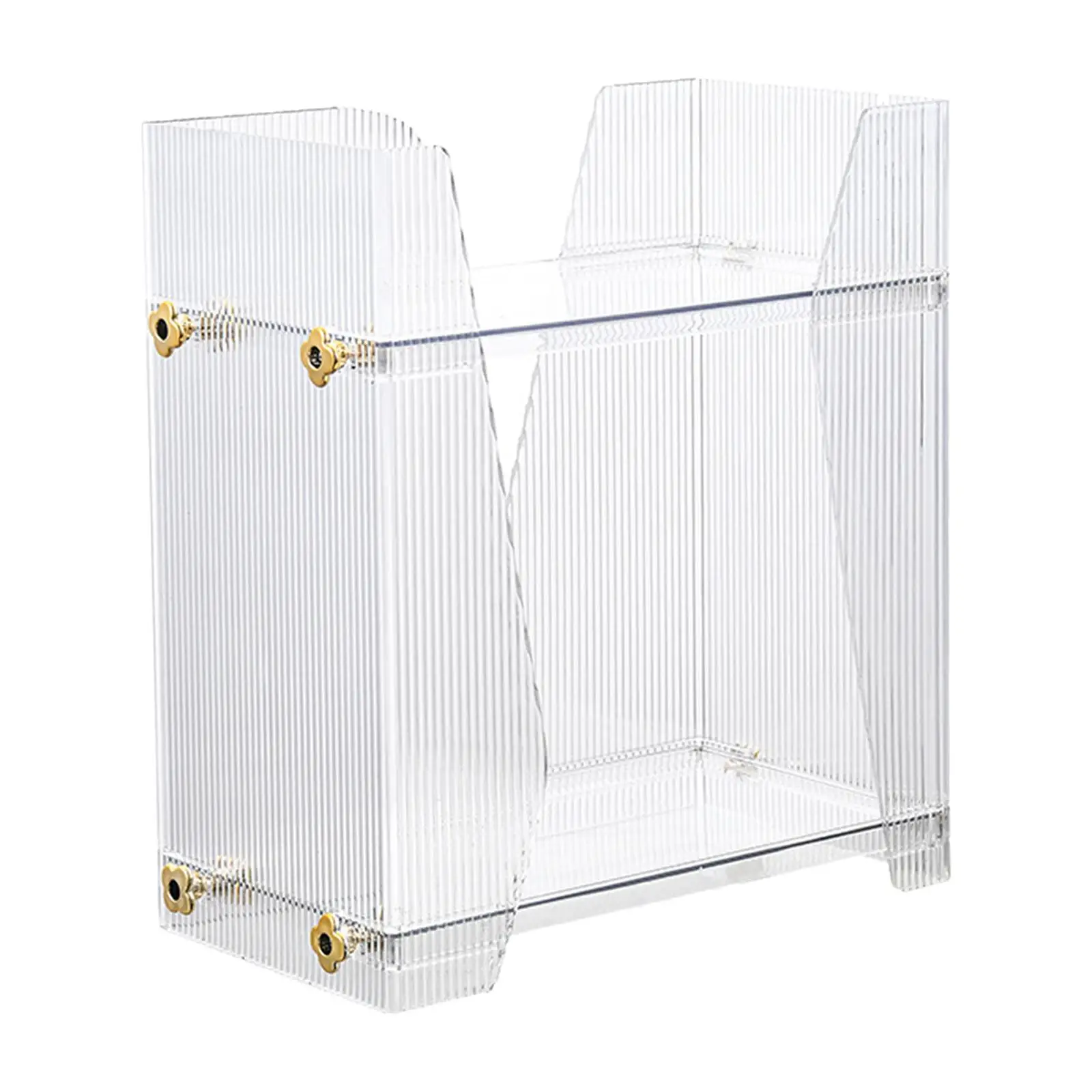 Стеллаж для хранения органайзера ванной комнаты двухъярусная полка-органайзер