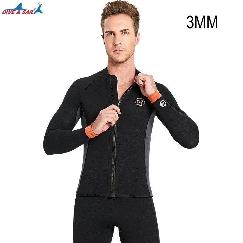 Неопреновый гидрокостюм для мужчин и женщин мужская куртка подводного плавания