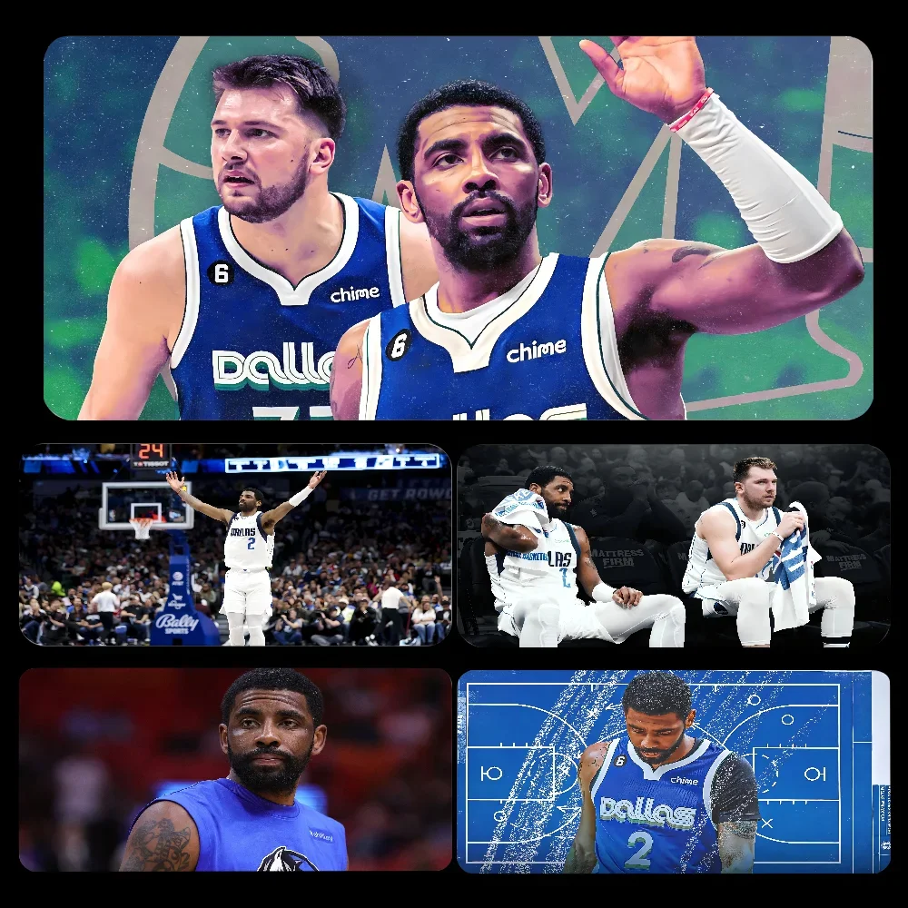 Kyrie Irving Sports Star Персонализированный Большой Коврик Для Мыши