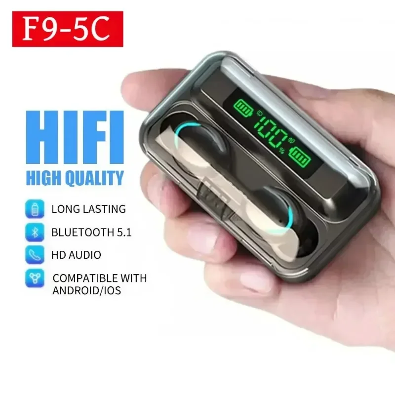Беспроводные наушники TWS F9-5c