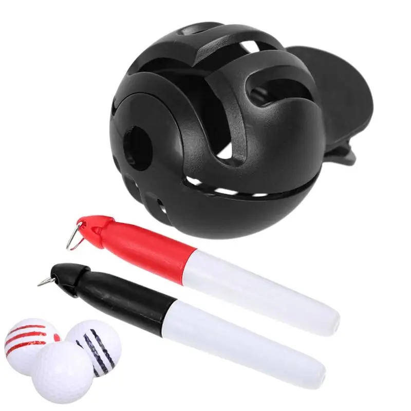 Трафарет для маркера гольфа двухсторонний тройной лайнер инструмент