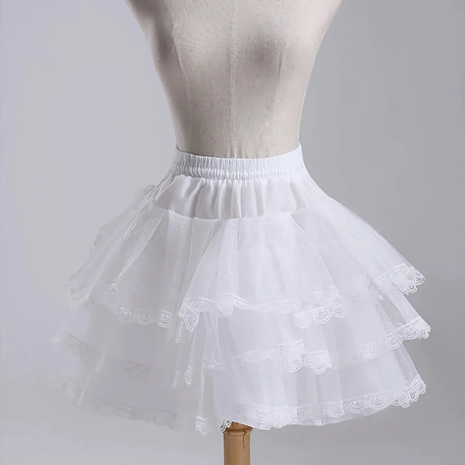 

Women Tutu Petticoat Skirt Vintage 1950s Short Tulle Ballet Basic Skirt Puffy Pleated Skirt Homecoming Prom Dress