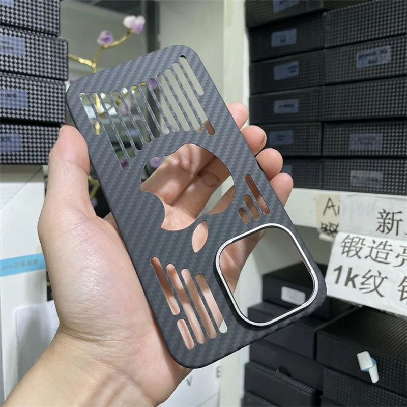 Оригинальный арамидный чехол Asdipsa из углеродного волокна для Apple iPhone 16 Pro Max 15Pro