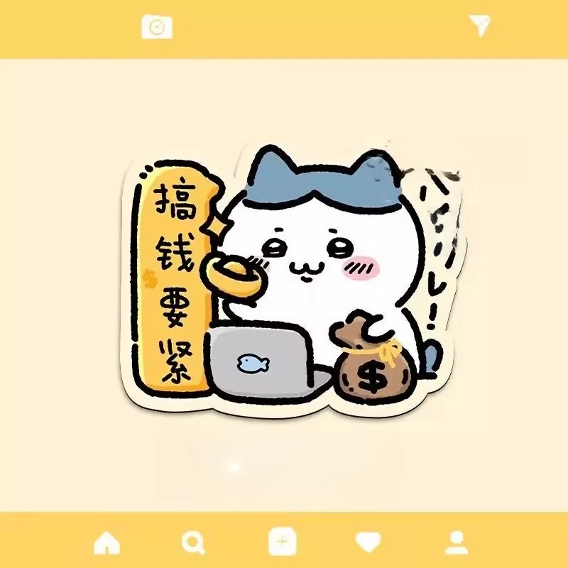 Фото Коврик для мыши Chiikawa Hachiware Usagi Kawaii в стиле аниме: простой, милый, для офиса и игр, противоскользящий, водонепроницаемый, изысканный, забавный, удобный №3