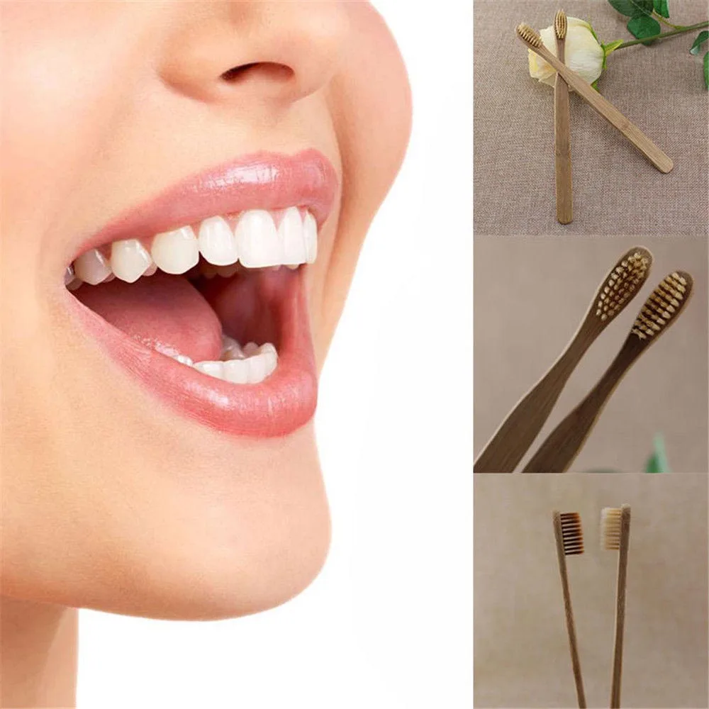 

Beautiful Environmental Fashion Personal Health Bamboo Toothbrush Oral Care Soft Medium Brushes Teeth Protector