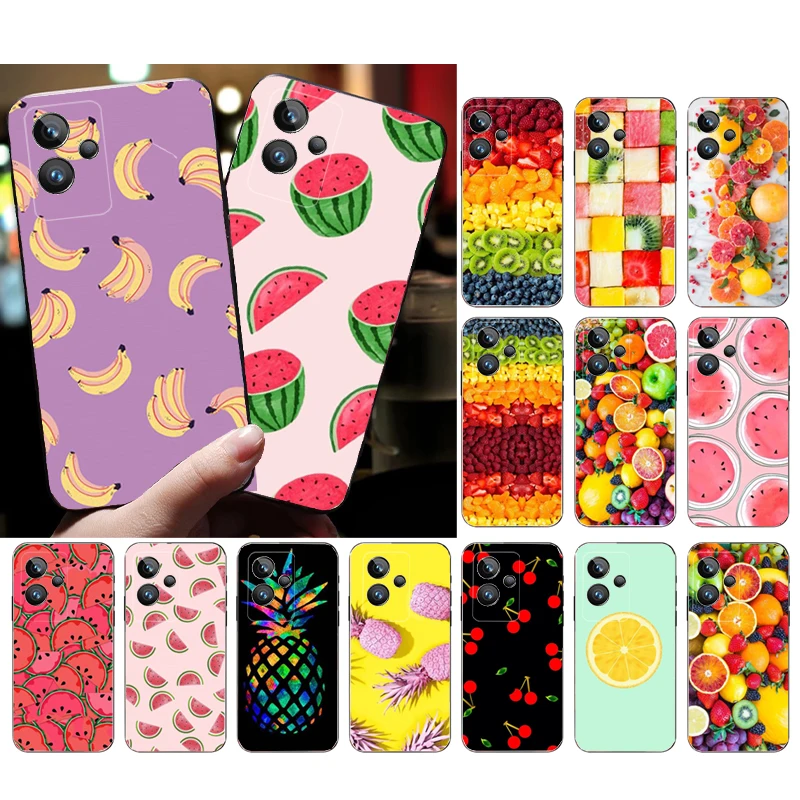 

Case for OPPO Realme GT 2 Pro X2 Pro XT C25S 9 8 7 6 Pro 6i GT Master C3 C21 C21Y C11 X3 SuperZoom Fruit Pineapple Watermelon