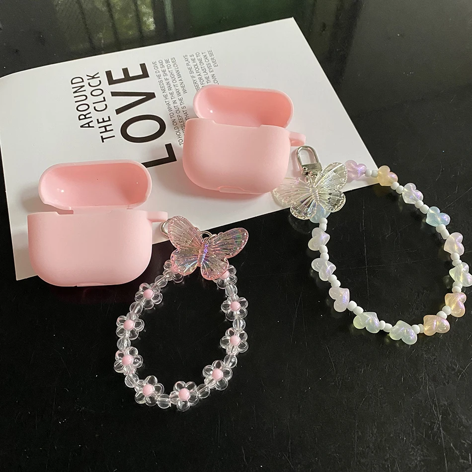 

For Xiaomi Buds 3 Case Butterfly Wristband Earphone Cover for xiaomi 3 TWS Silicone Headphone Charge Box Accessories
