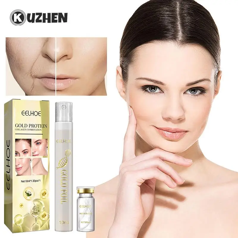 Collagen Thread Carving Skin Lift Line Silk Protein Thread Fibroin Line Anti Aging Serum Face Lifting