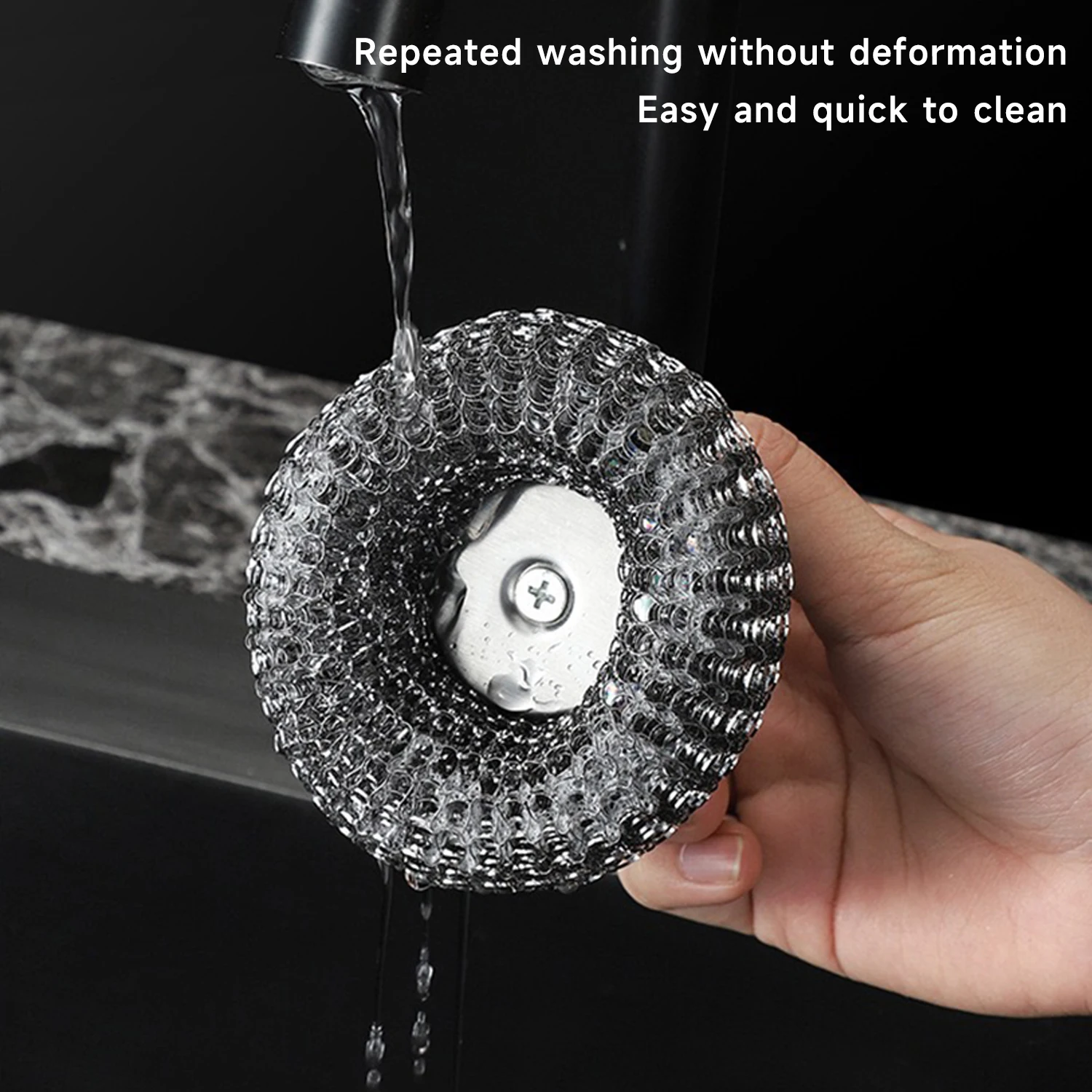 6 шт. шарики из нержавеющей стали для чистки посуды и кастрюль