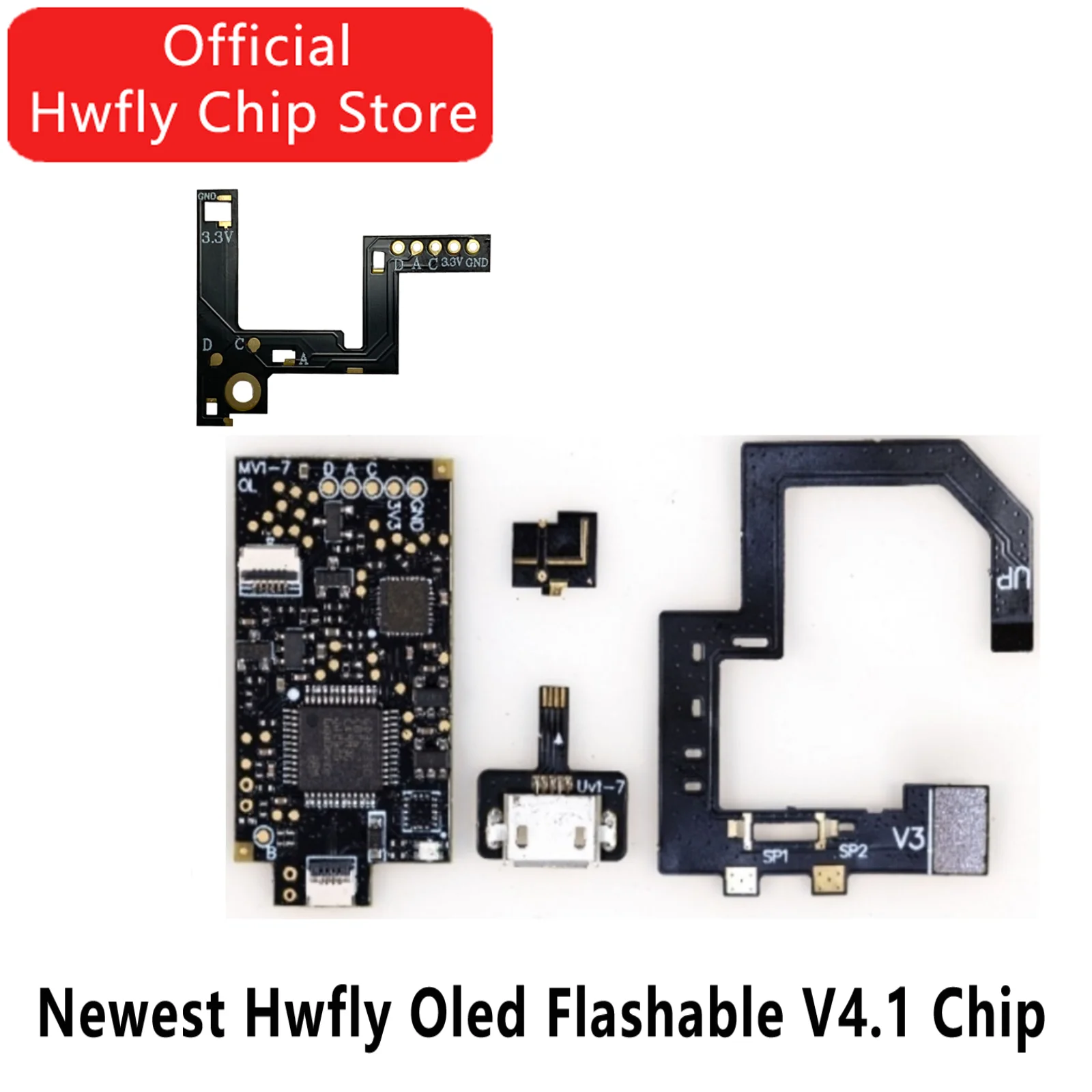 Чип Hwfly Oled 4-го поколения V4 поддержка коммутатора NS обновляемая и мигающая