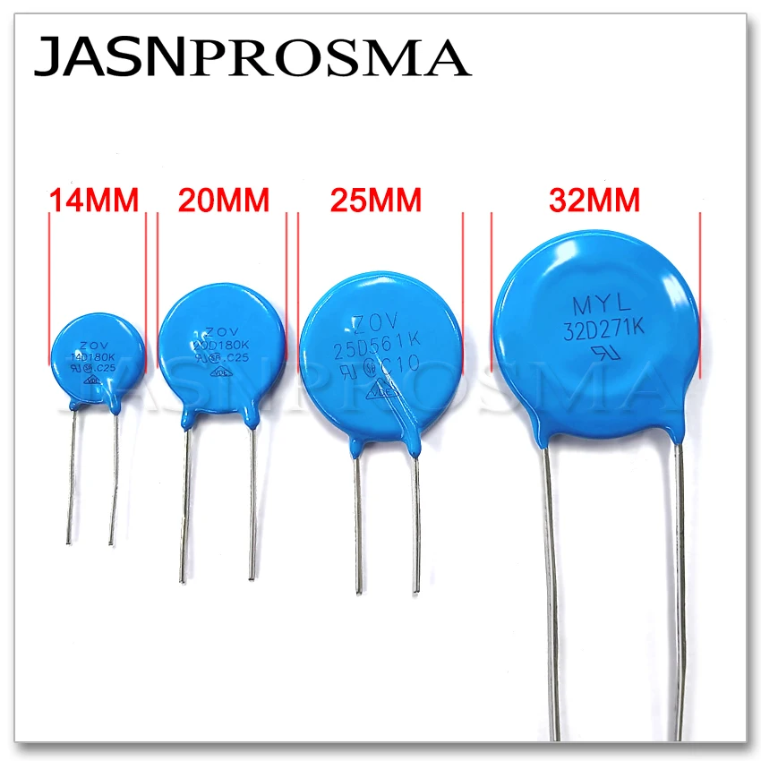 Варистор JASNPROSMA 20D151K 20D331K 20D391K 250 шт. 150 в 330 390 151 331 391 | Электроника
