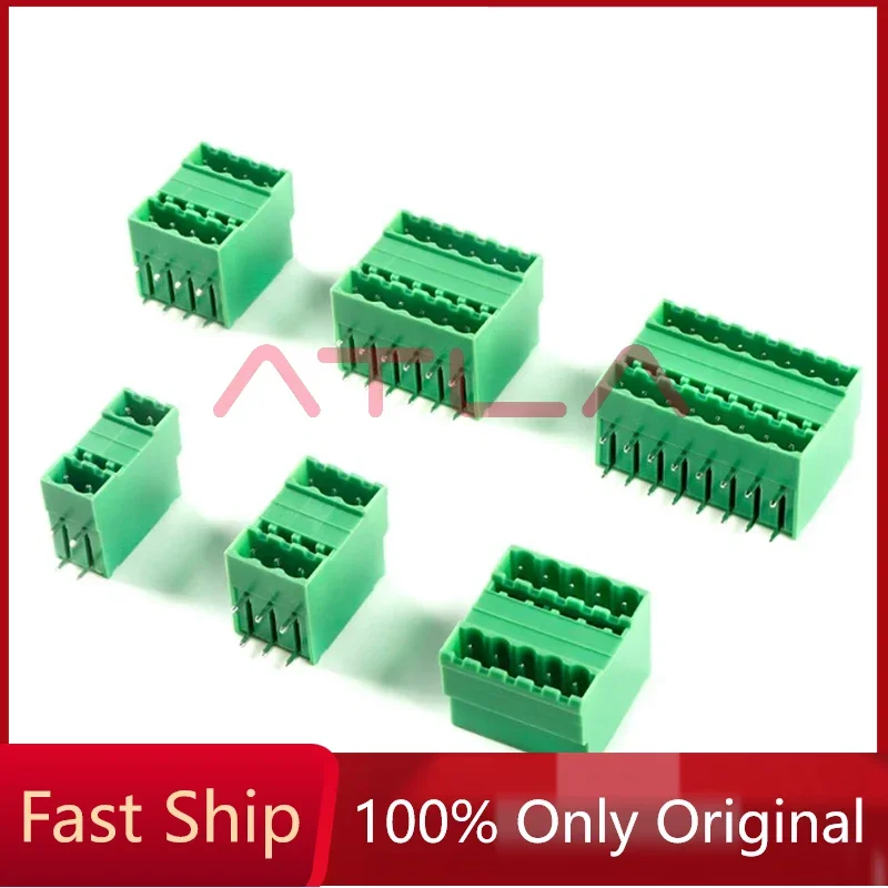 10 шт. разъемы KF2EDGRH 5 08-2*2P 3P 4P 5P 6P 8P 08 мм