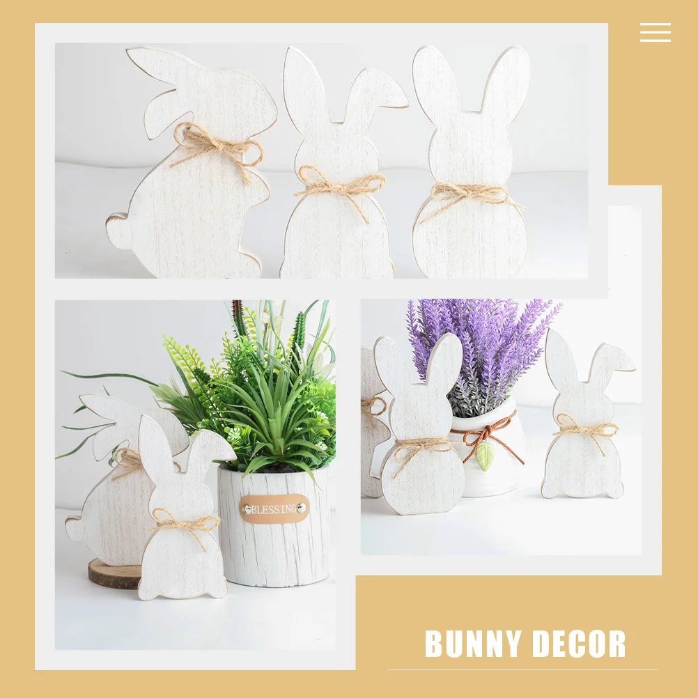 3 шт. популярный пасхальный кролик детские игрушки декор для дома настольный знак