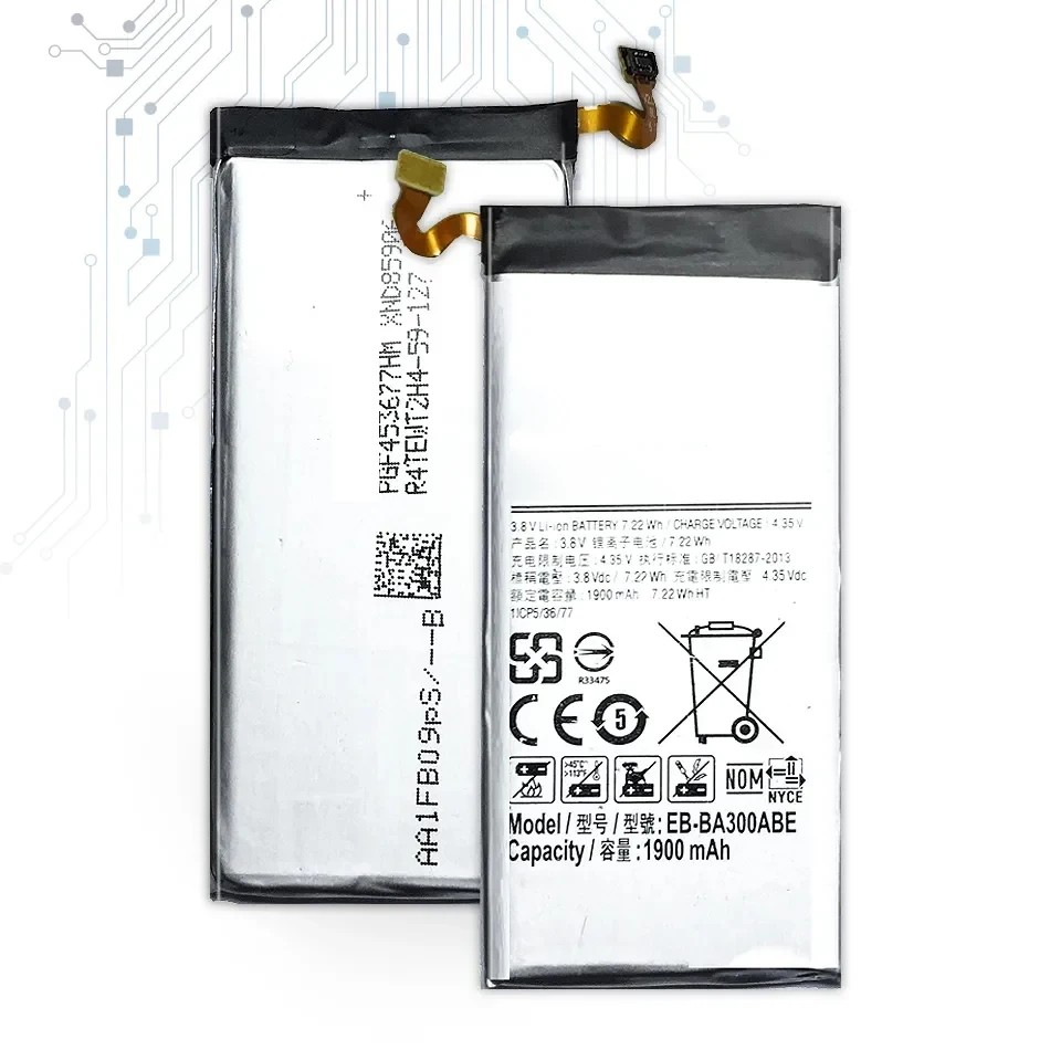 Запасная аккумуляторная батарея для Samsung Galaxy A3 2015 версия A300 A3000 1900 мАч