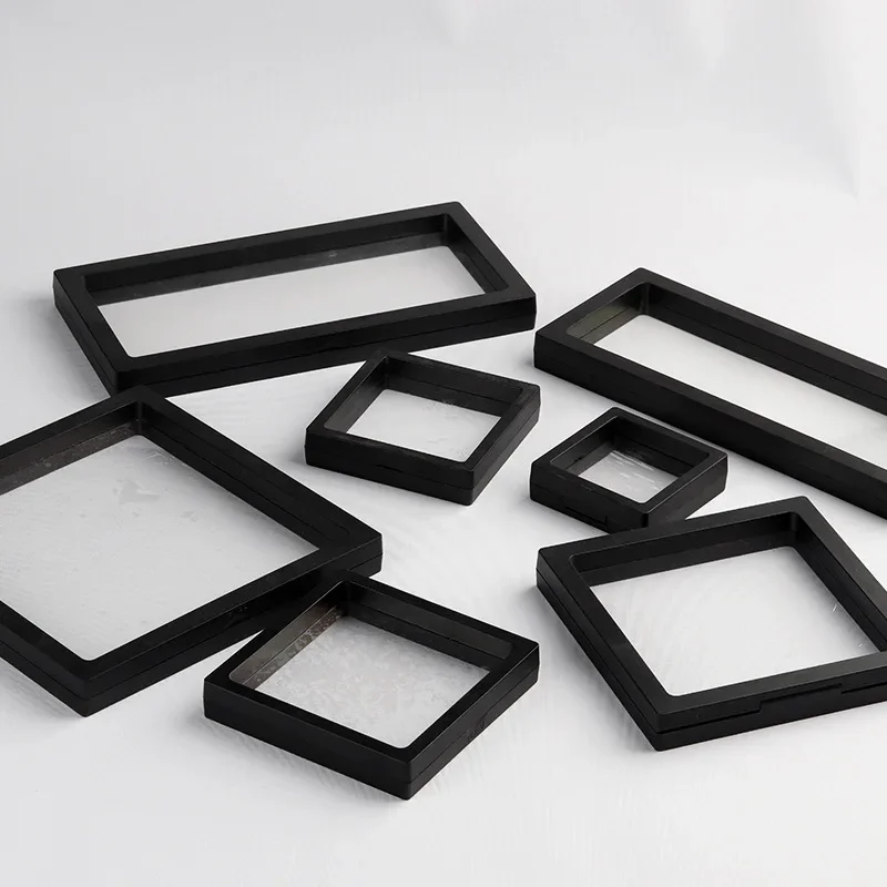 

Пластиковые прозрачные коробки для хранения украшений, 10 штук